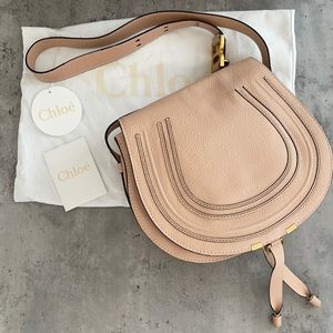 Chloé Medium Marcie Leather Saddle Bag